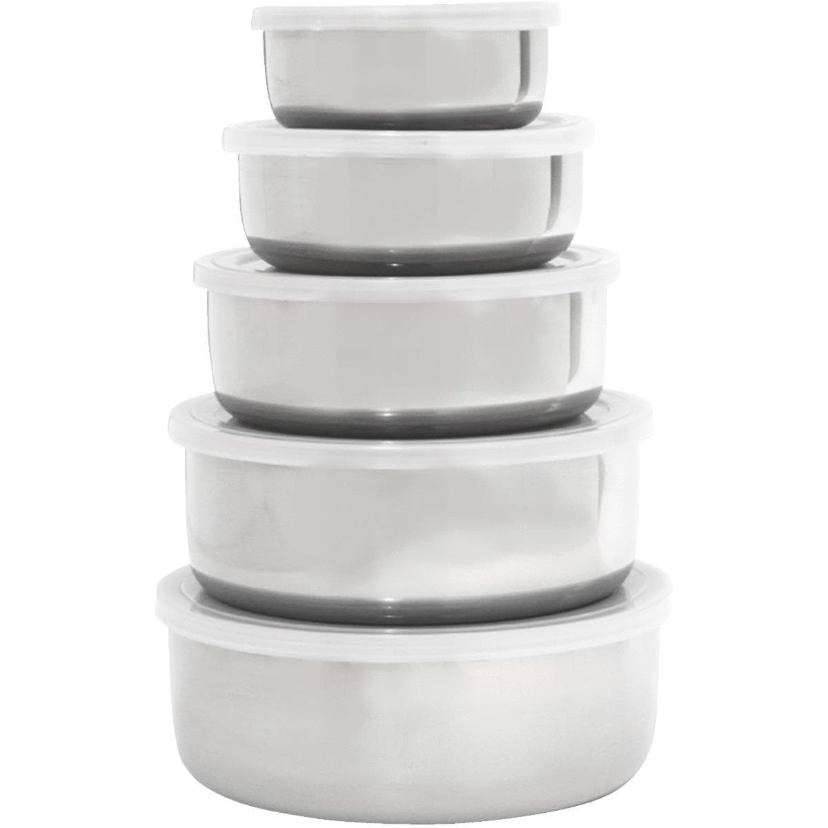 Picture of M E Heuck 5-Piece Stainless Steel Mixing Bowl Set