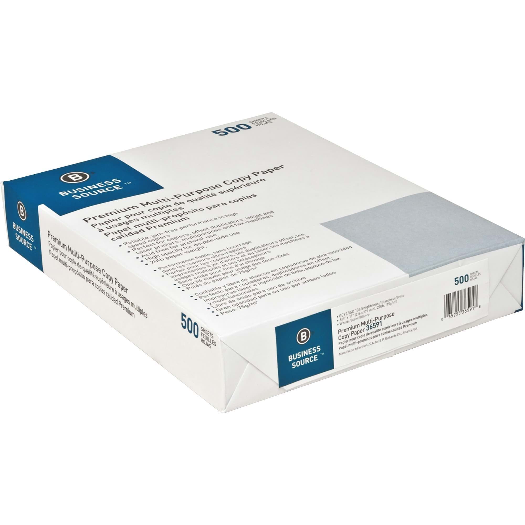 Picture of Business Source Copier Paper - 10pk