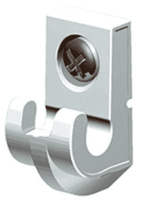 Picture of Closetmaid Wood/Concrete Wire White Shelf Wall Clip