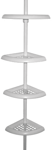 Picture of Zenith 4-Tier Tension Pole Corner Shower Caddy