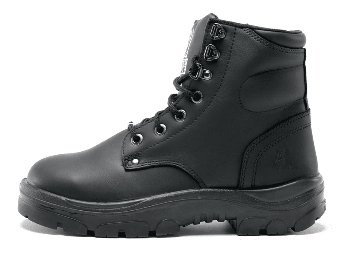 Picture of Argyle Zip Black  Steel Blue Leather Boots, Black - Size 11 - Medium