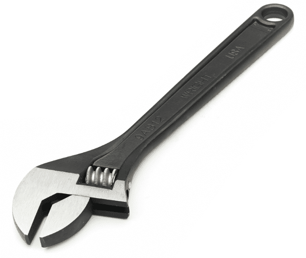 Picture of Adjustable Wrench Black Wright – 6”