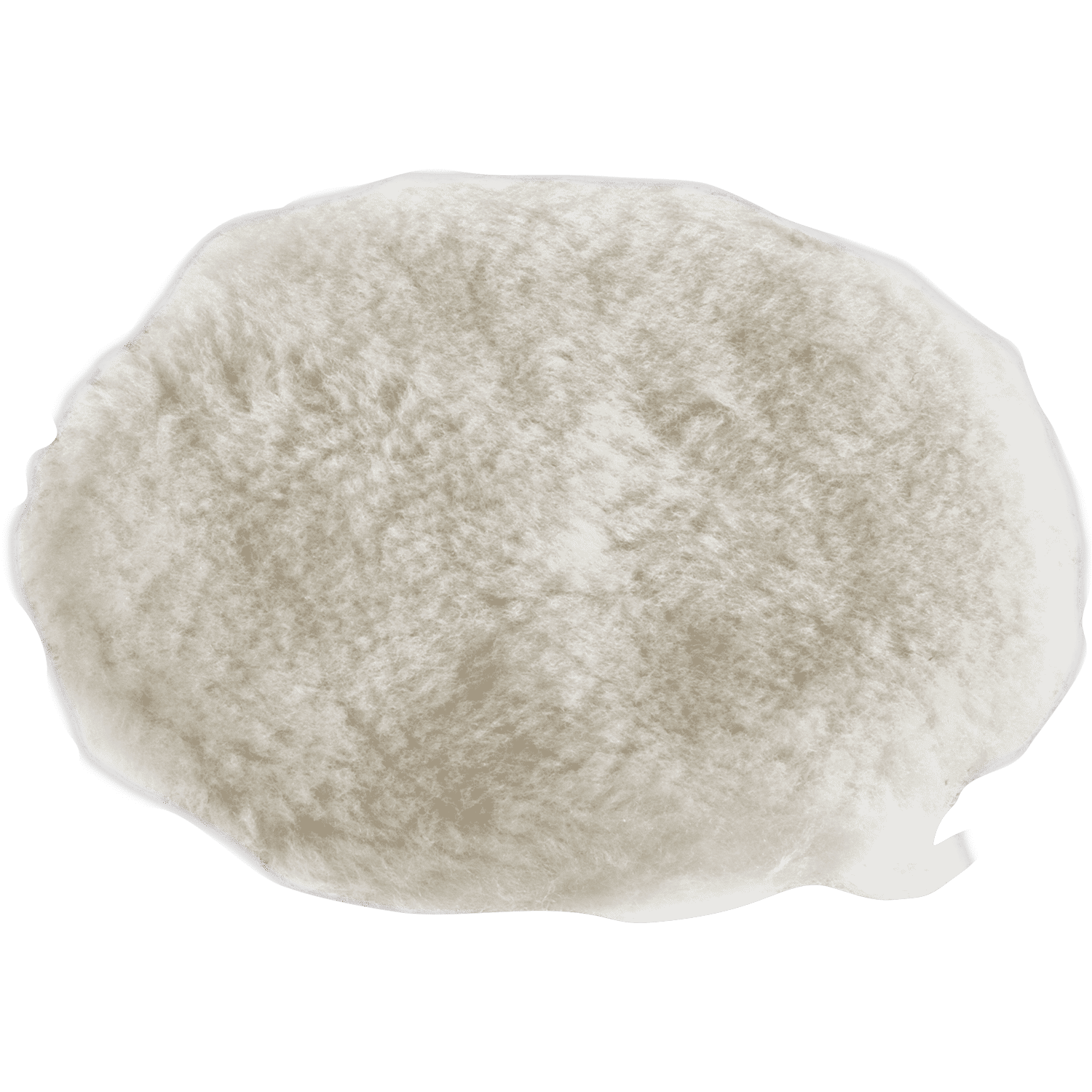 Picture of 6" Round Hook and Loop Wool Polishing Pad