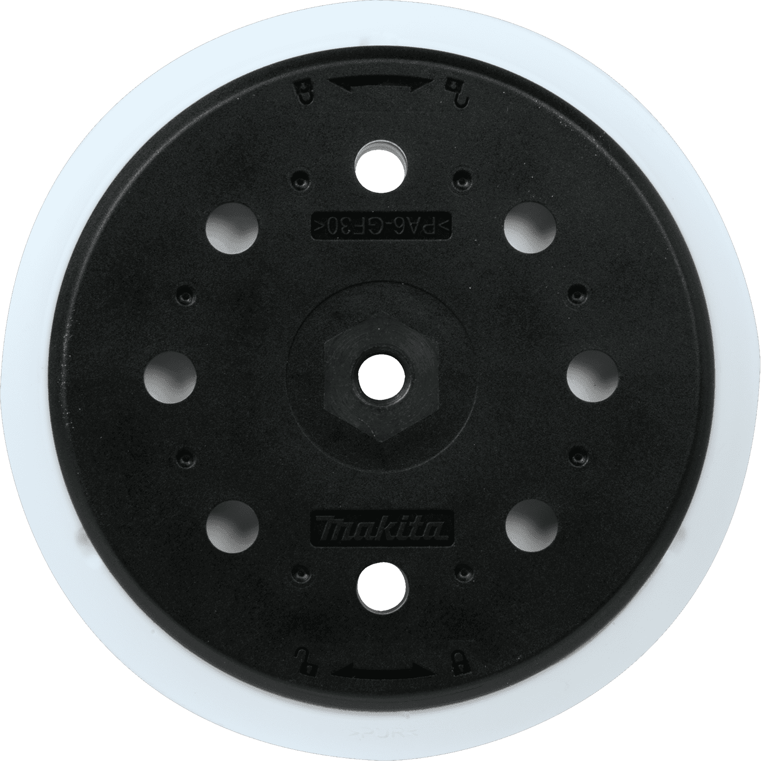 Picture of 6" Round Sanding Backing Pad, Hook & Loop, Soft