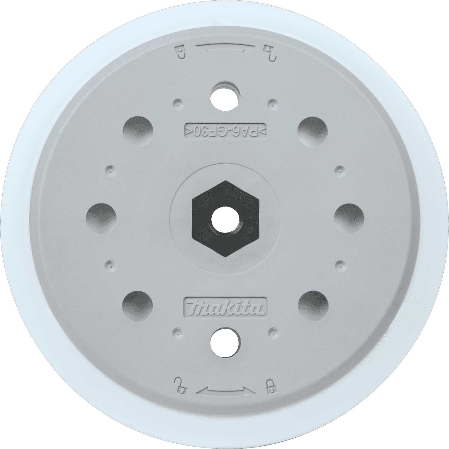 Picture of 6" Round Sanding Backing Pad, Hook & Loop, Super Soft