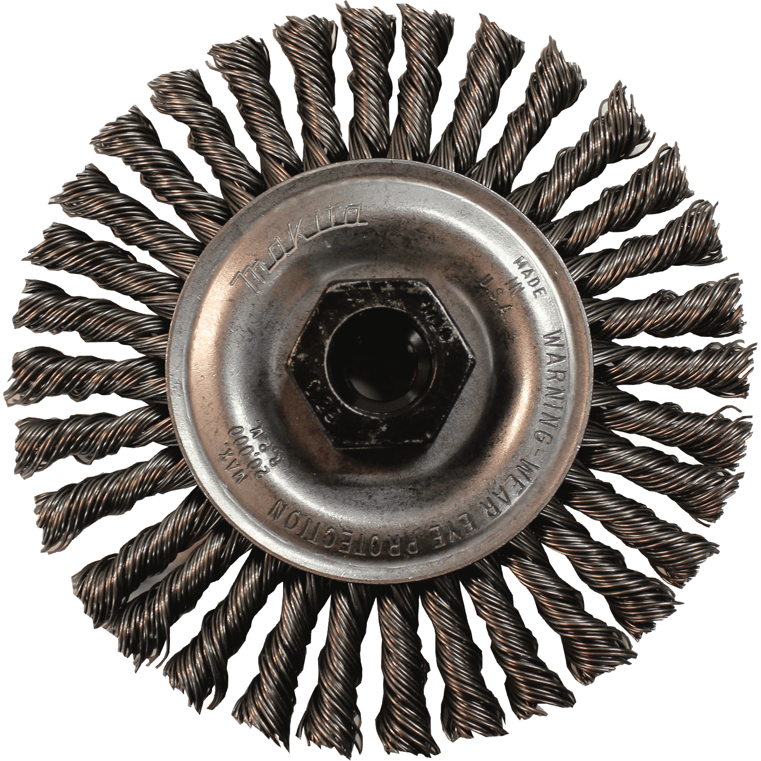 Picture of 4" Stringer Bead Twist Wire Wheel, M10 x 1.25