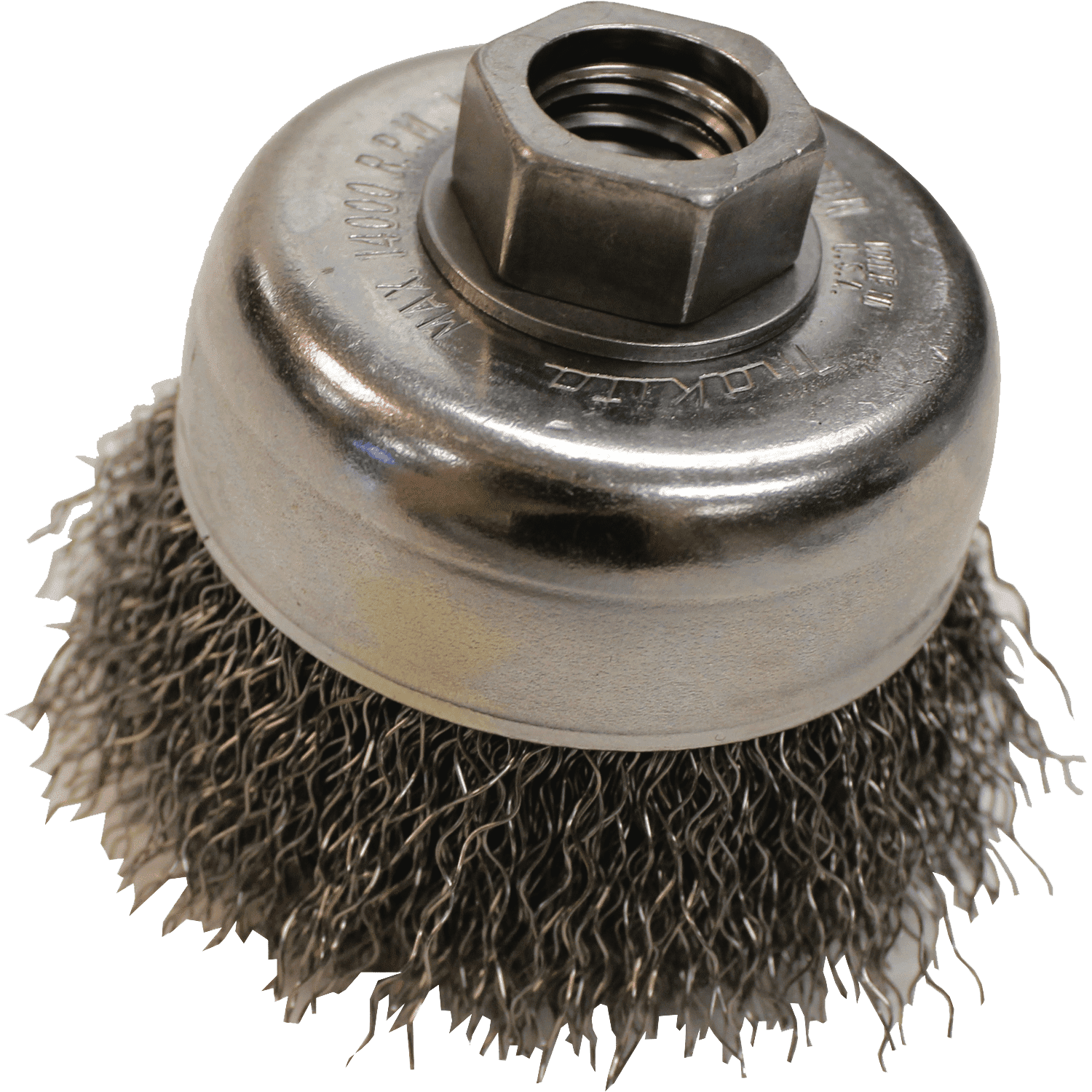 Picture of 3" Crimped Wire Cup Brush, 5/8"-11