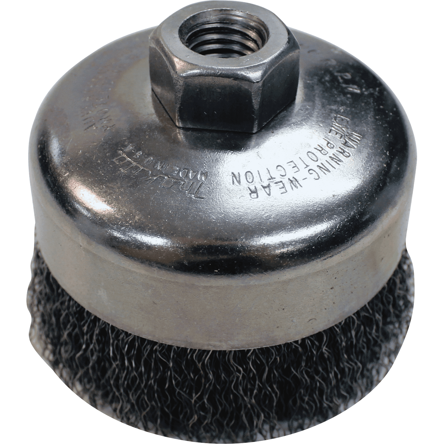 Picture of 4" Crimped Wire Cup Brush, 5/8"-11