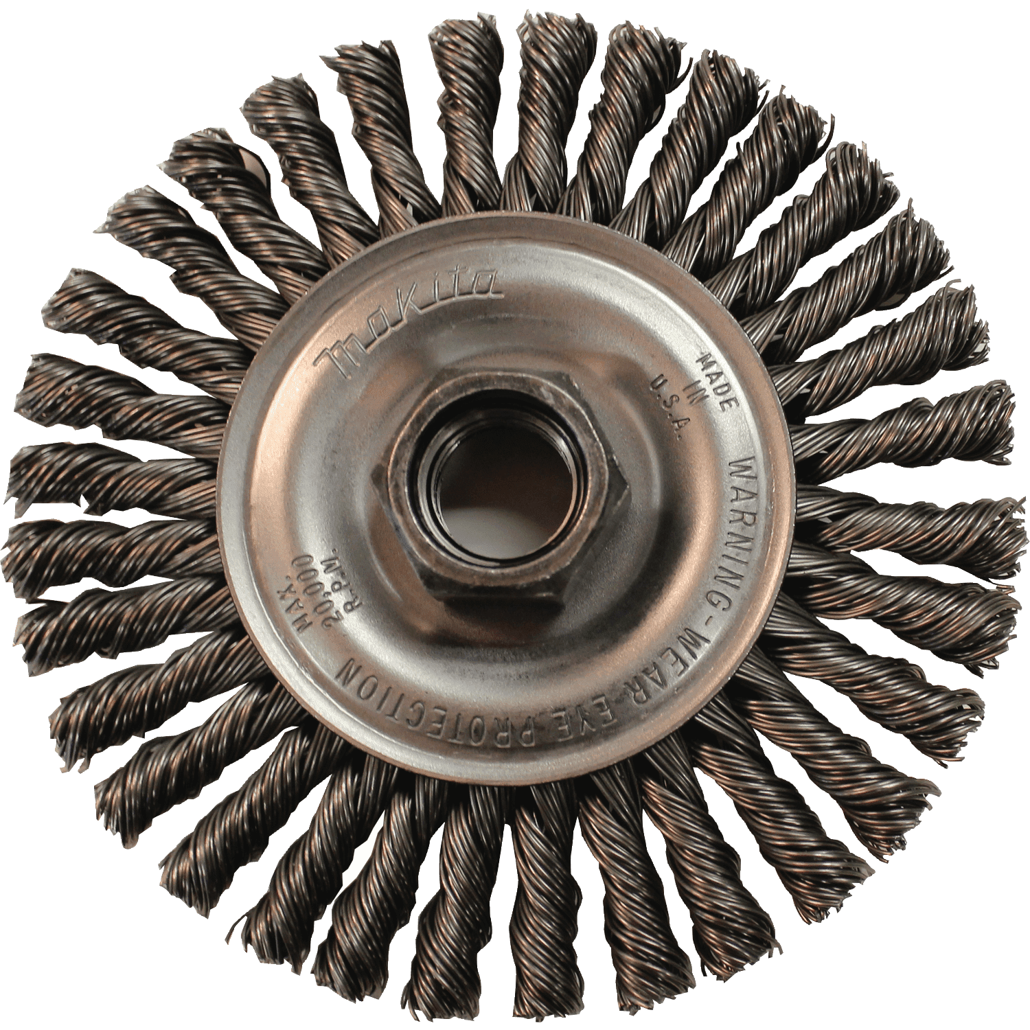 Picture of 4" Stringer Bead Twist Wire Wheel, 5/8"-11
