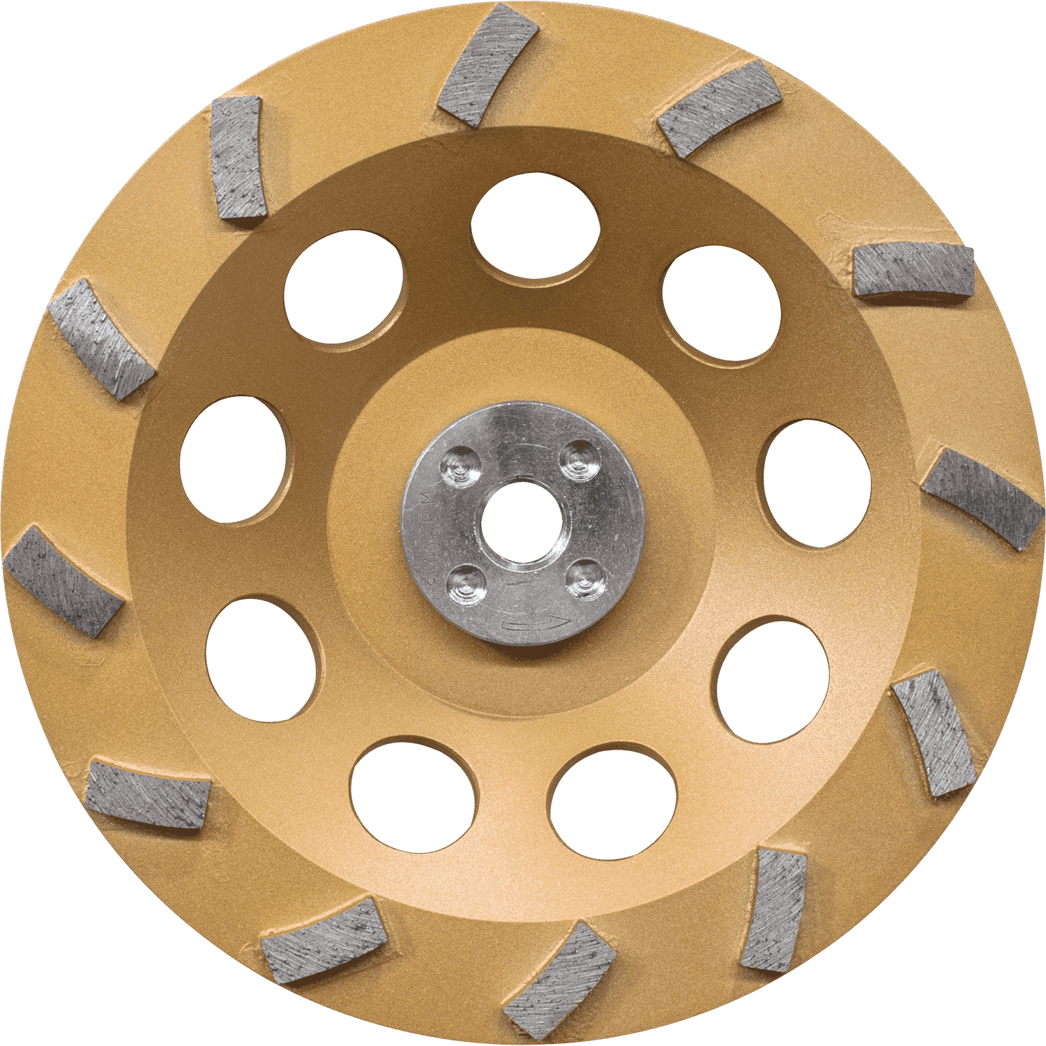 Picture of 7" Low-Vibration Diamond Cup Wheel, 12 Segment Turbo