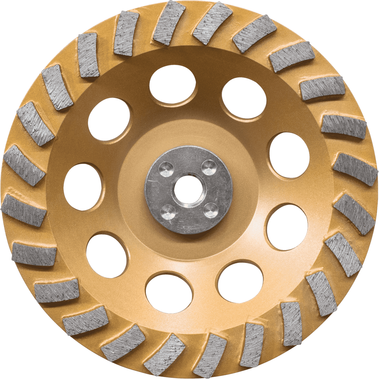Picture of 7" Low-Vibration Diamond Cup Wheel, 24 Segment Turbo