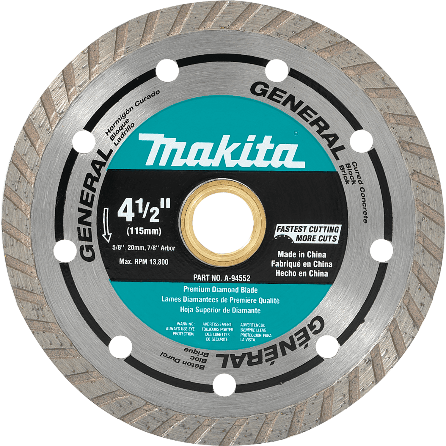 Makita 4-1/2" Diamond Blade (A-97617