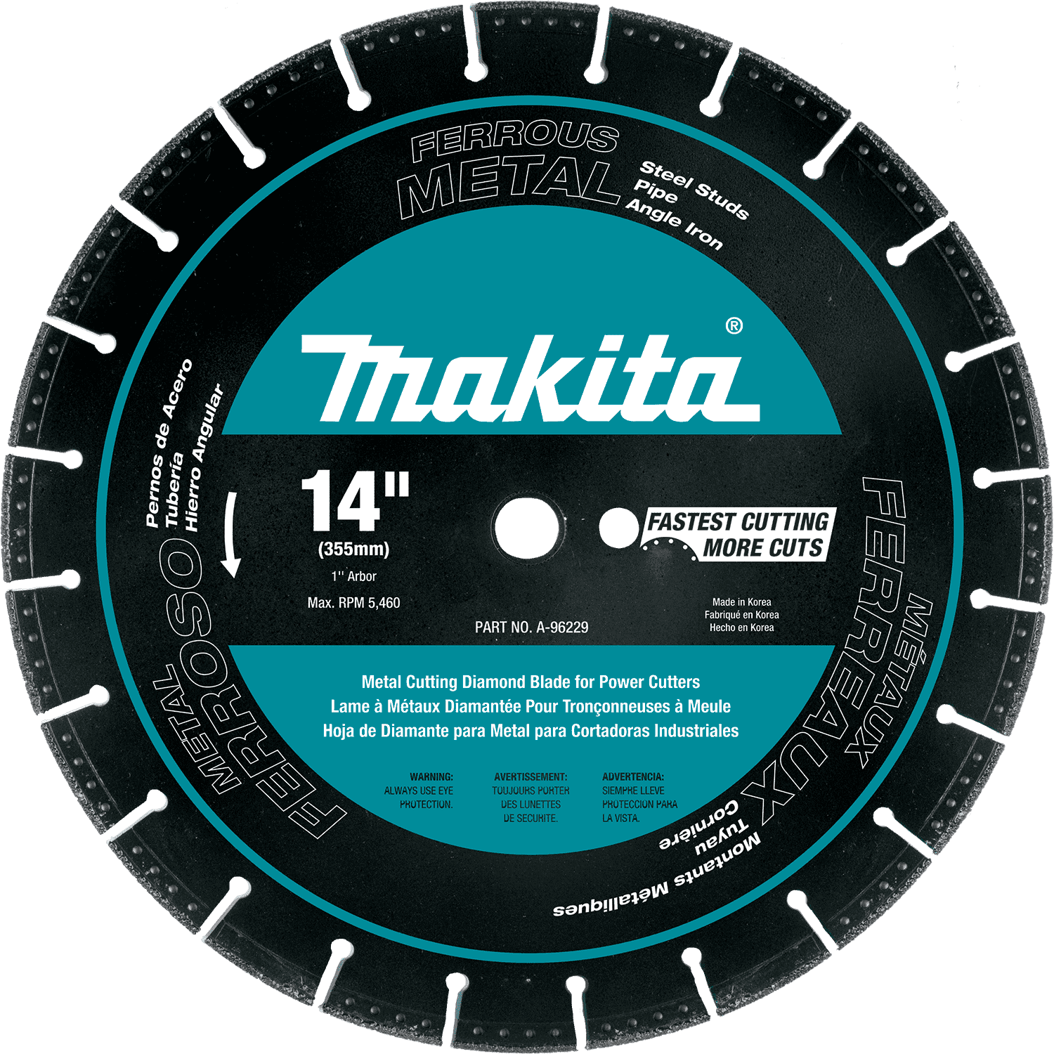 Picture of 14" Diamond Blade, Segmented, Metal Cutting