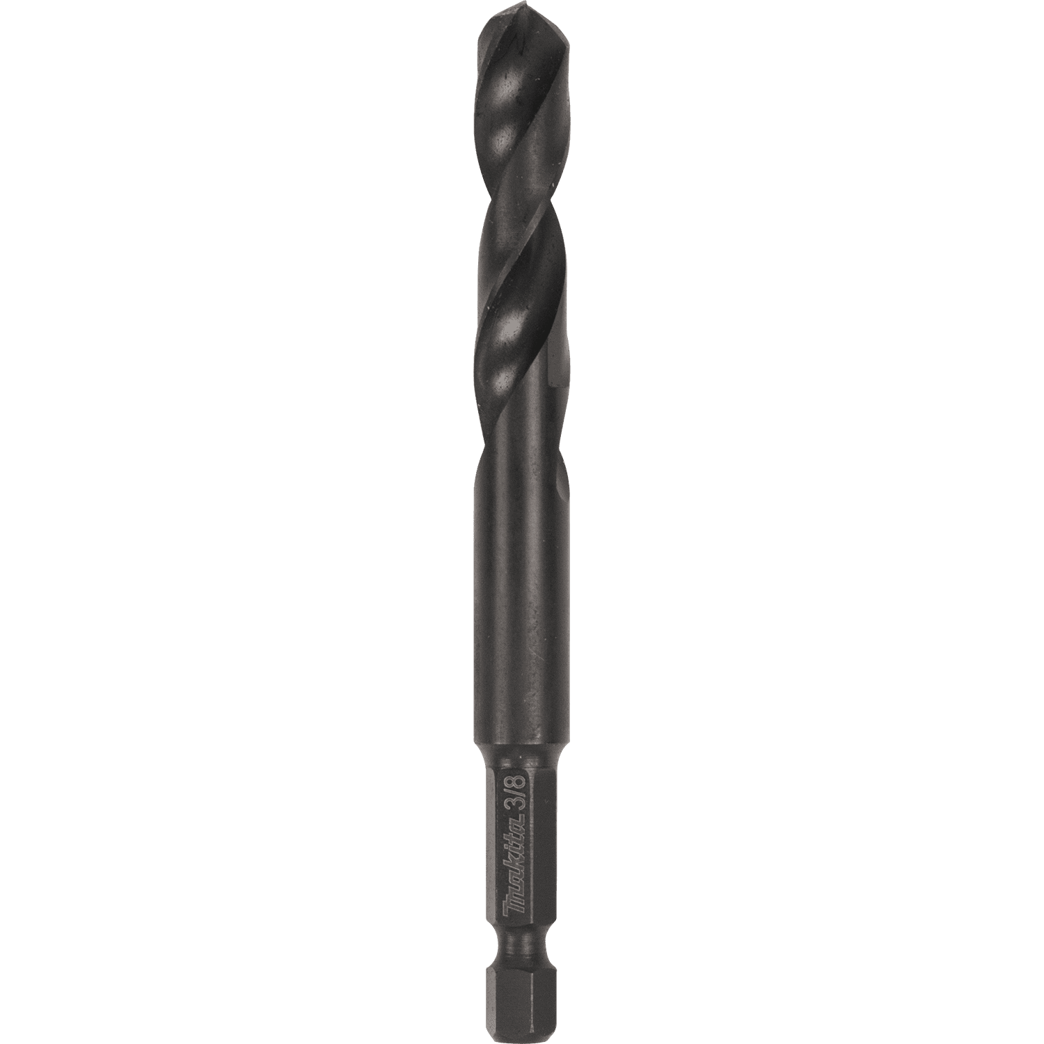 Picture of 3/8" Black Oxide Drill Bit, 1/4" Hex Shank