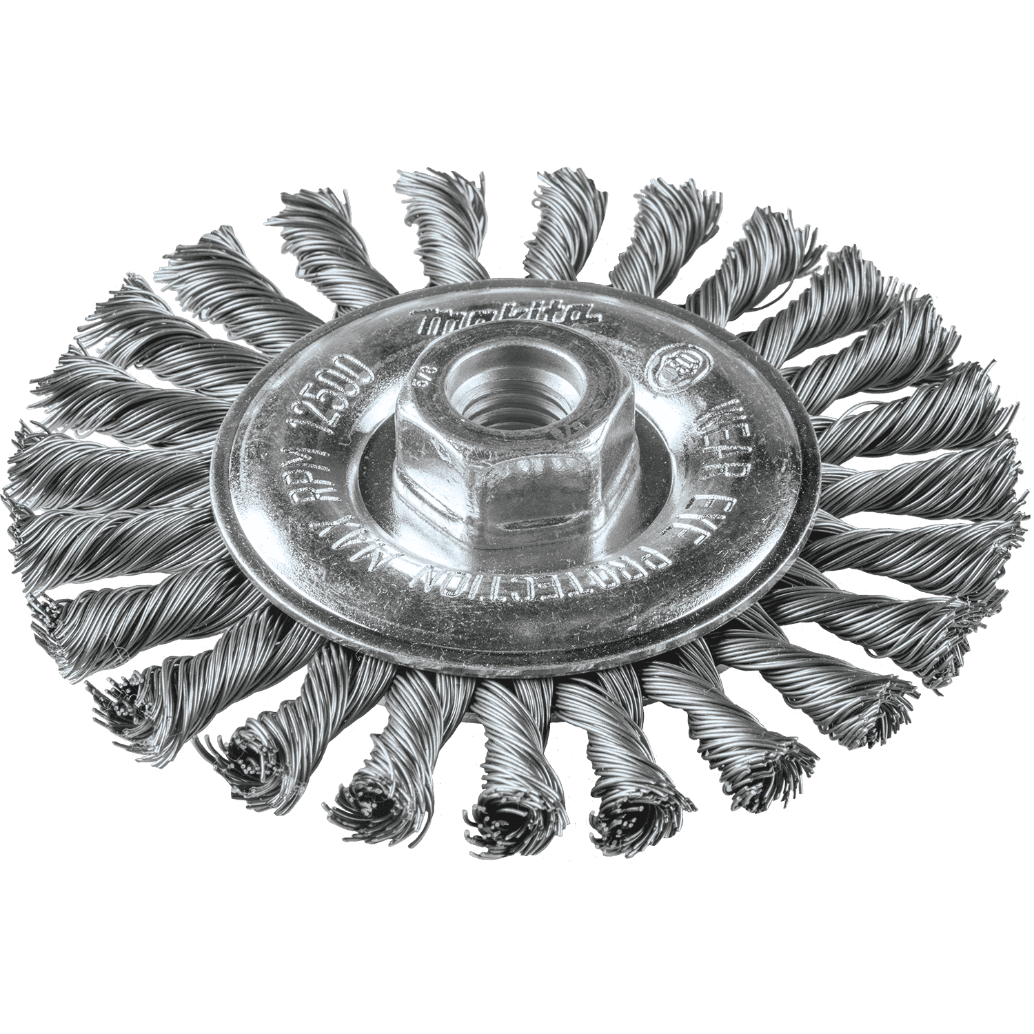 Picture of 5" Knot Cable Twist Wire Wheel, 5/8"-11