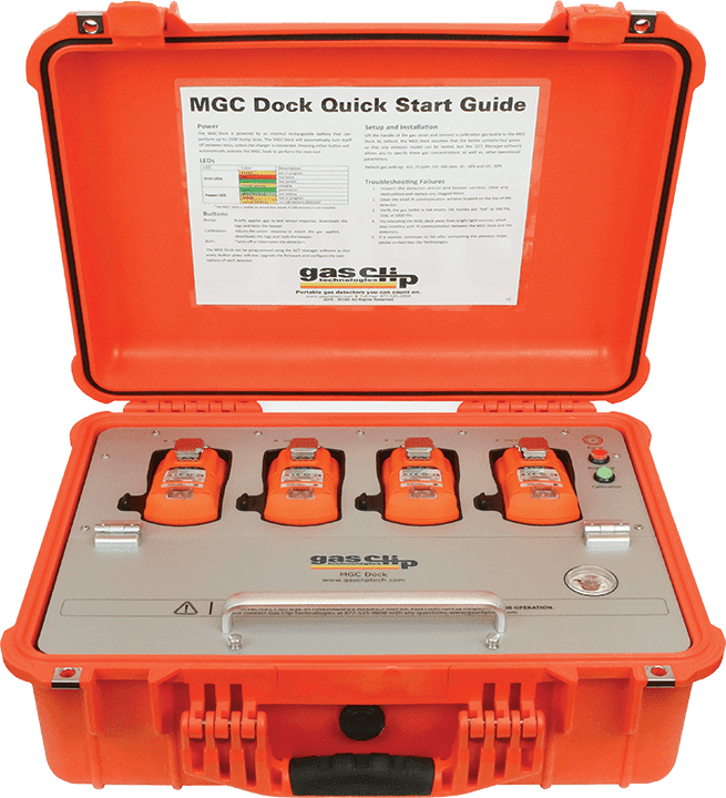 Picture of Gas Detector Gas 4 Gas Clip Technologies - Docking Station Diffusion