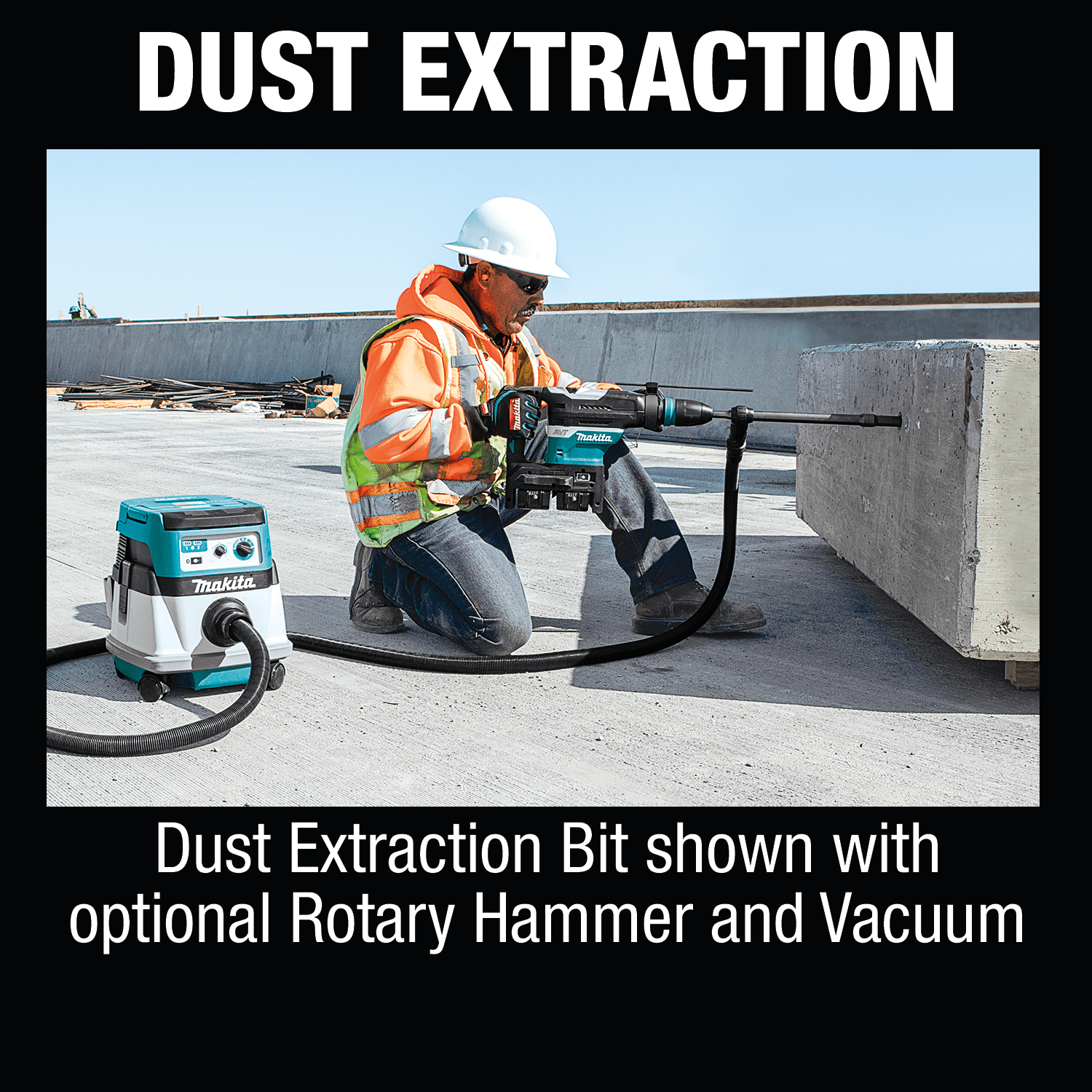 RopeSoapNDope. 1" x 24" SDSMAX Dust Extraction Drill Bit