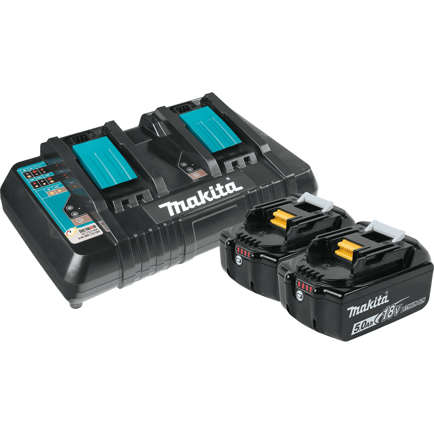 Picture of 18V LXT Lithium-Ion Battery and Dual Port Charger Starter Pack (5.0Ah)