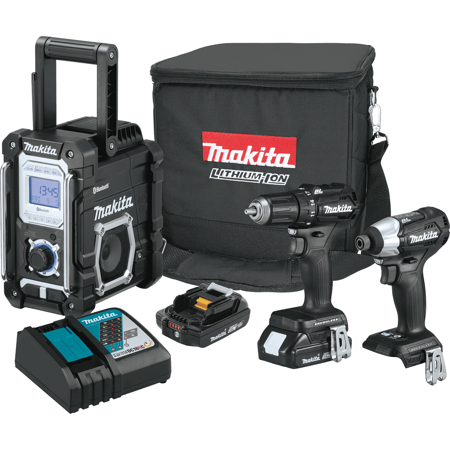Picture of 18V LXT Lithium-Ion Sub-Compact Brushless Cordless 3-Pc. Combo Kit (2.0Ah)