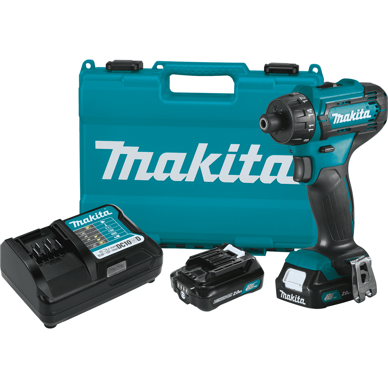 Picture of 12V max CXT Lithium-Ion Cordless 1/4" Hex Driver-Drill Kit (2.0Ah)