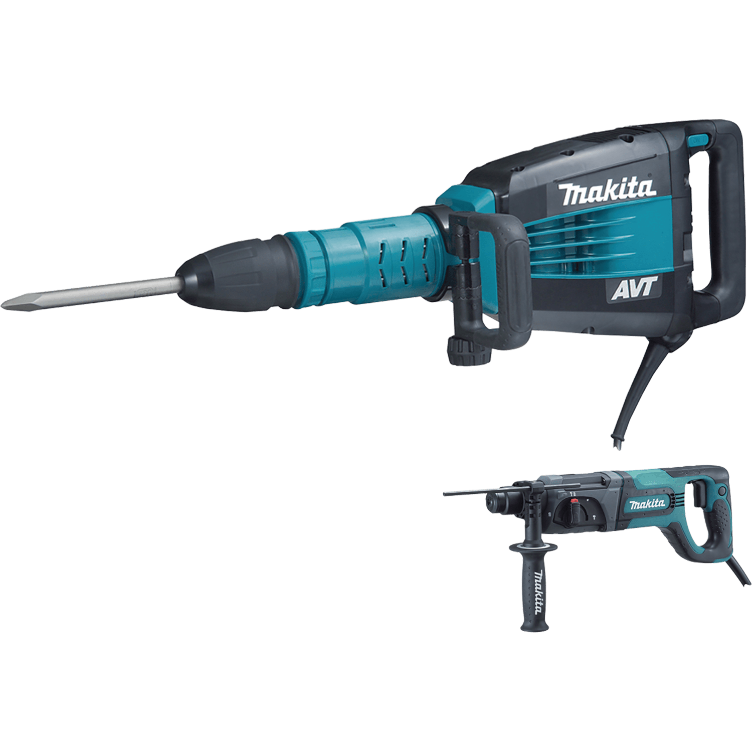 Picture of 27 lb. AVT Demolition Hammer, accepts SDS-MAX bits and 1" Rotary Hammer