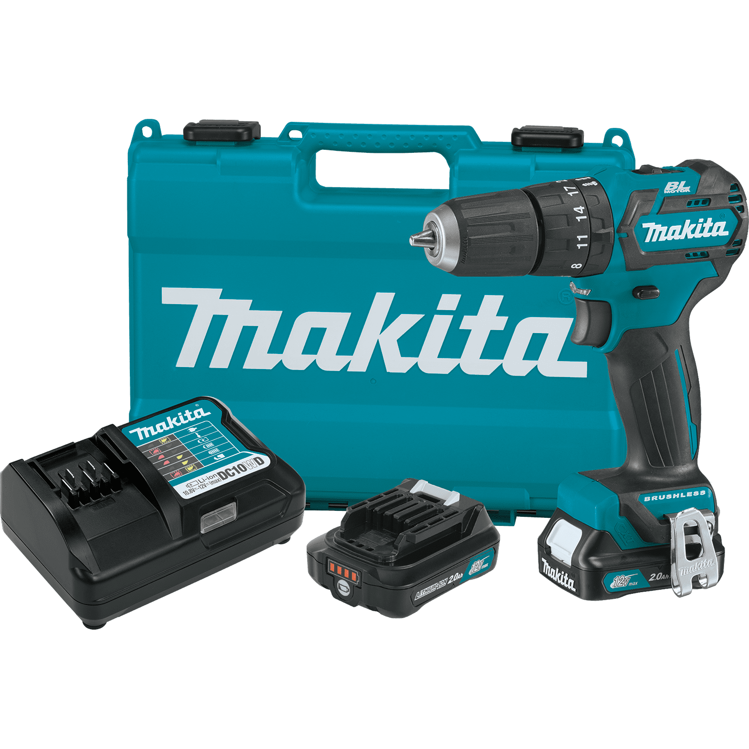 Picture of 12V max CXT Lithium-Ion Brushless Cordless 3/8" Hammer Driver-Drill Kit (2.0Ah)