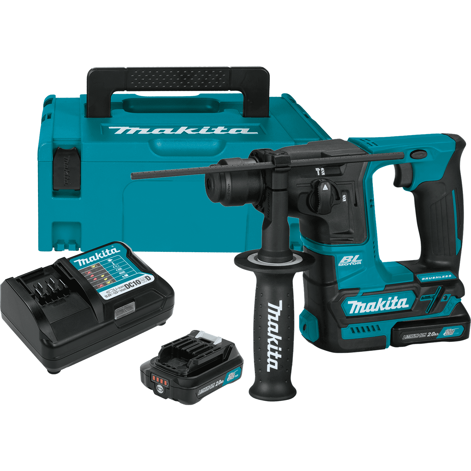 Picture of 12V max CXT Lithium-Ion Brushless Cordless 5/8" Rotary Hammer Kit, accepts SDS-PLUS bits (2.0Ah)