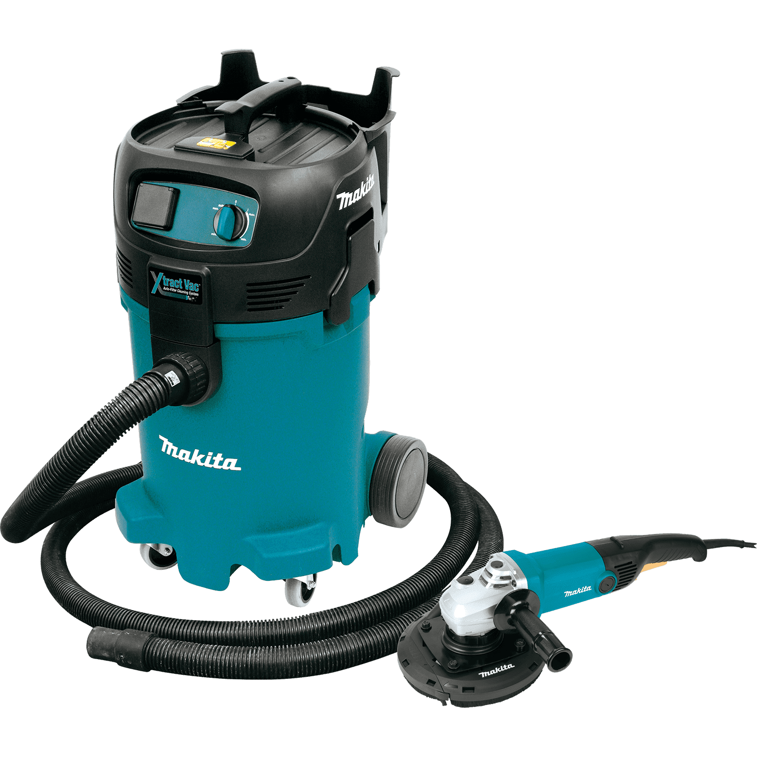 Picture of 12 Gallon Xtract Vac Wet/Dry Dust Extractor/Vacuum and 7" Angle Grinder