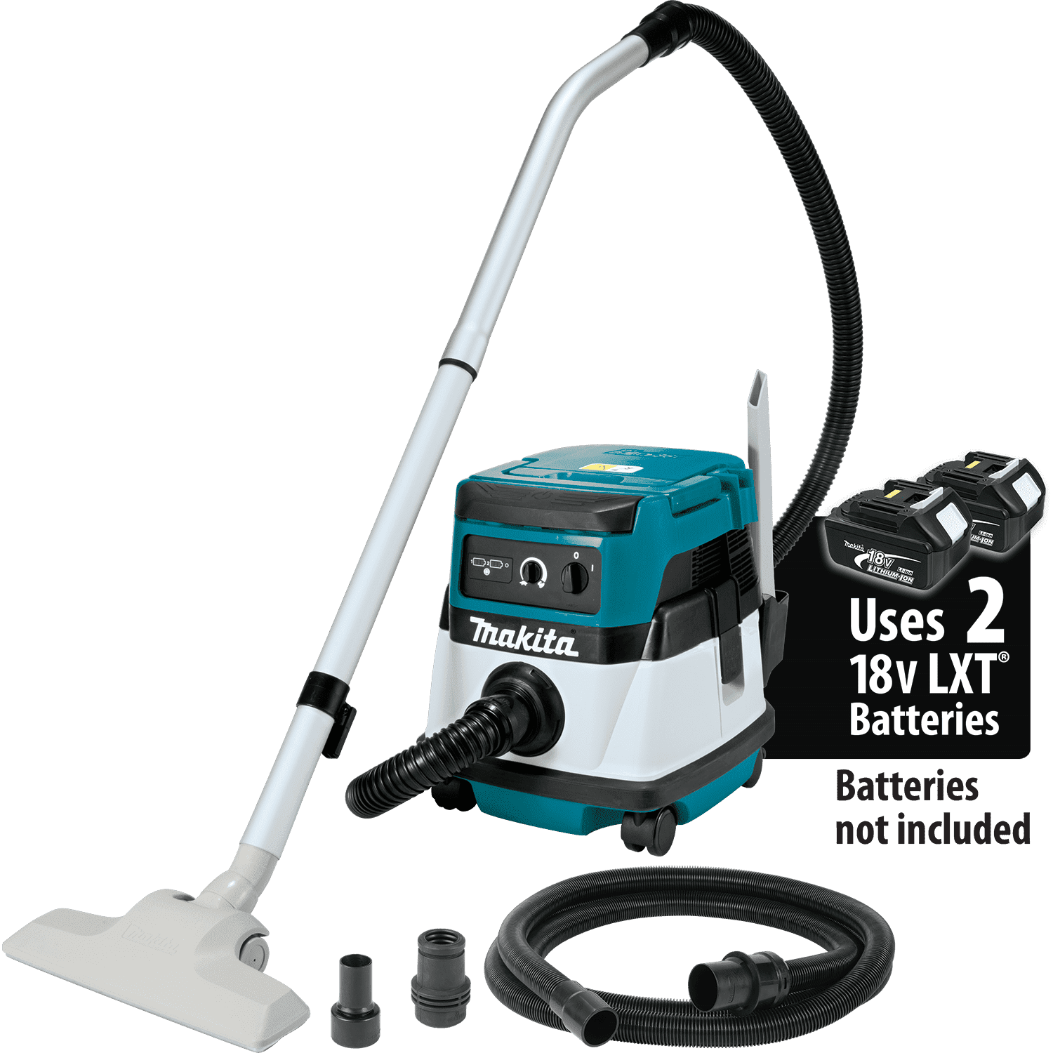 Picture of 18V X2 LXT Lithium-Ion (36V) Cordless/Corded 2.1 Gallon HEPA Filter Dry Dust Extractor/Vacuum, Tool Only, Picture 1