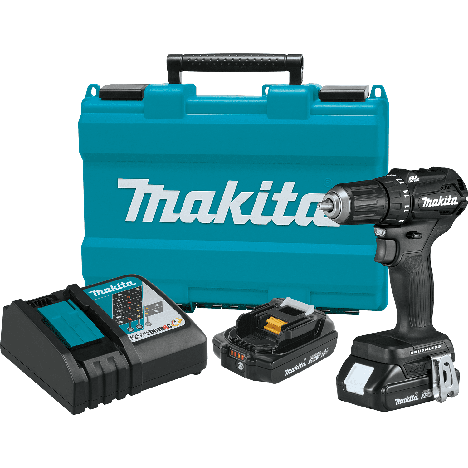 Picture of 18V LXT Lithium-Ion Sub-Compact Brushless Cordless 1/2" Driver-Drill Kit (2.0Ah)