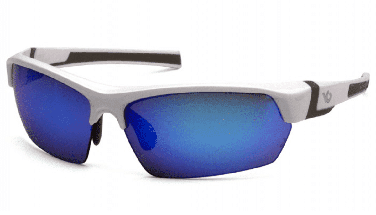 Picture of Safety Glasses Pyramex Tensaw Lens Blue Frame White Anti-Fog