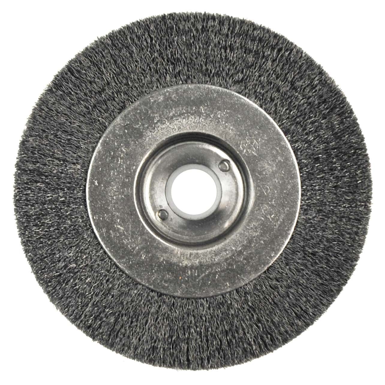 Picture of 4" Narrow Face Crimped Wire Wheel, .006" Steel Fill, 5/8"-1/2" Arbor Hole