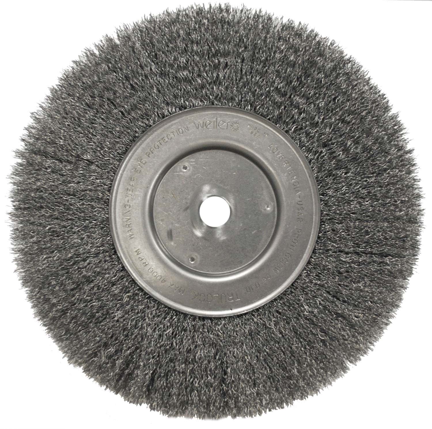 Picture of 10" Narrow Face Crimped Wire Wheel, .0104" Steel Fill, 3/4" Arbor Hole