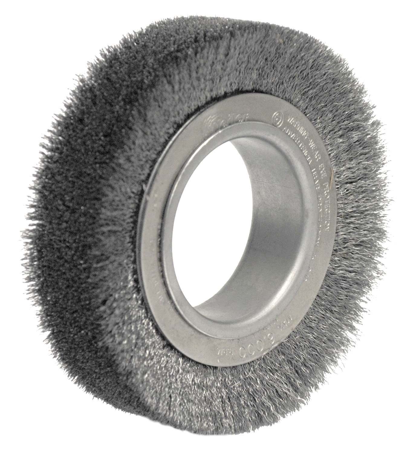 Picture of 4-1/2" Wide Face Crimped Wire Wheel, .0118" Steel Fill, 2" Arbor Hole