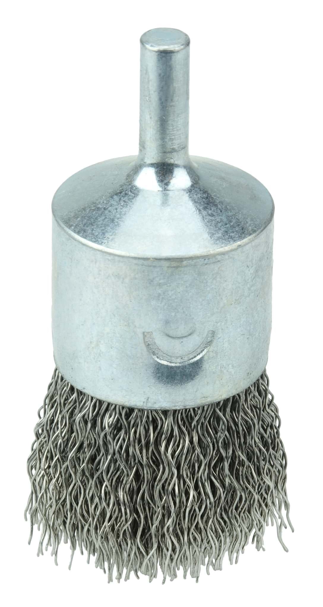 Picture of 1" Crimped Wire End Brush, .014" Stainless Steel Fill