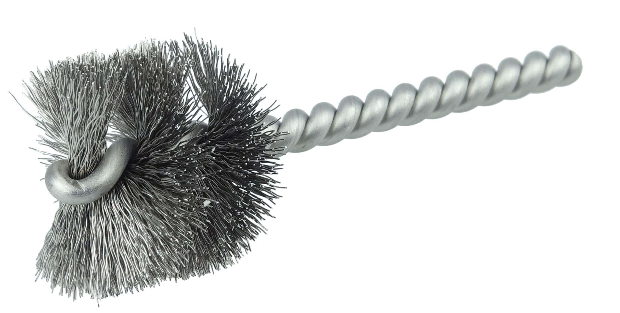 Picture of 1-1/4" Power Tube Brush, .008" Steel Wire Fill, 1" Brush Length