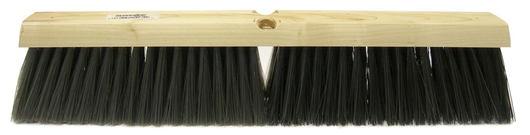 Picture of 18" Vortec Pro Medium Sweep Floor Brush, Polystyrene Border with Black Polypropylene