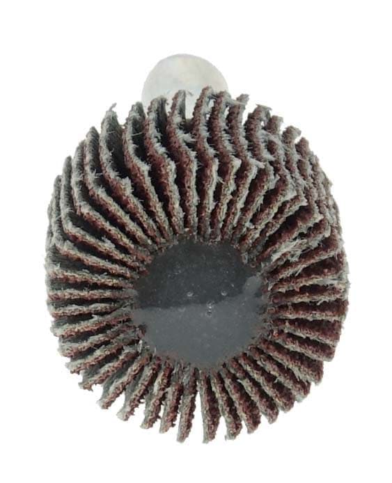 Picture of 3/4" x 3/4" x 80AO Wolverine Coated Abrasive Flap Wheel, 1/4" Stem
