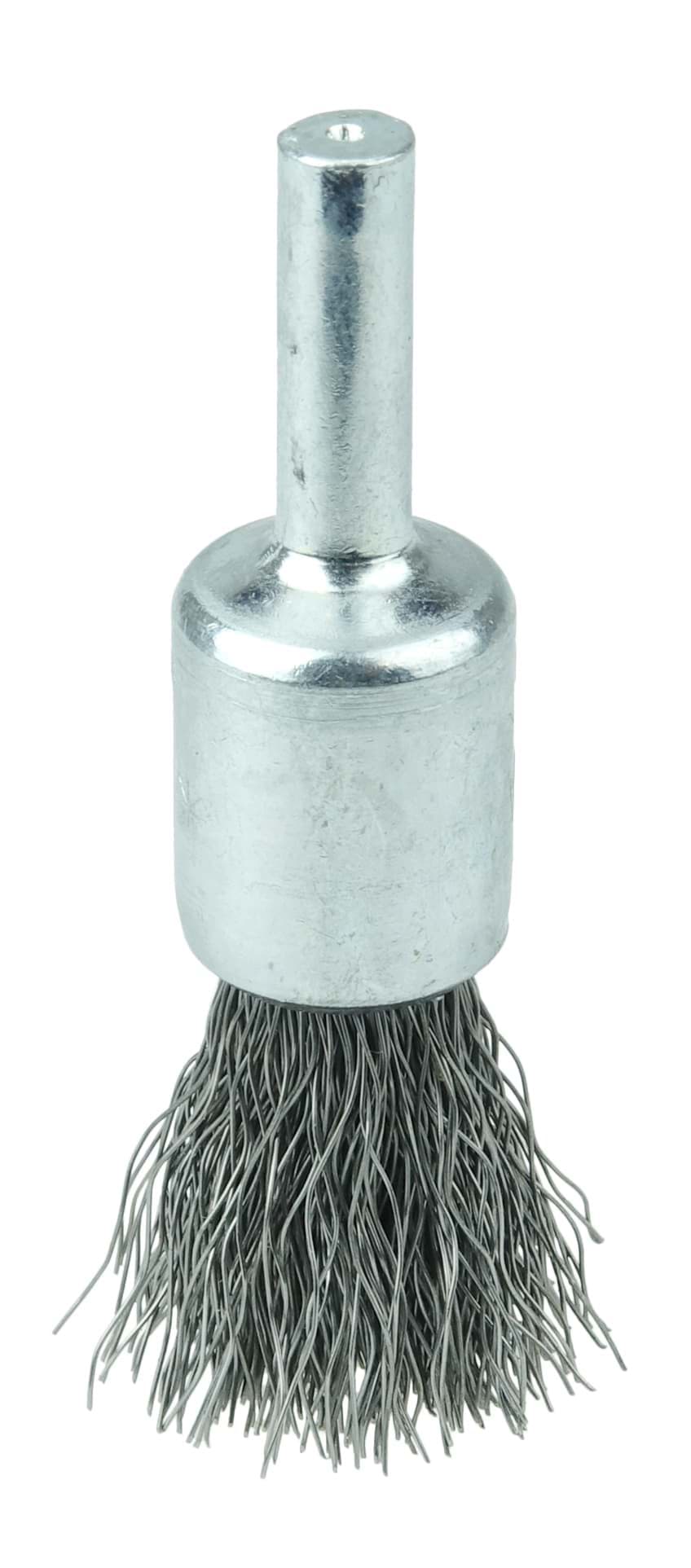 Picture of Wolverine 1/2" Crimped Wire End Brush, .0104" Steel Fill, 1/4" Stem