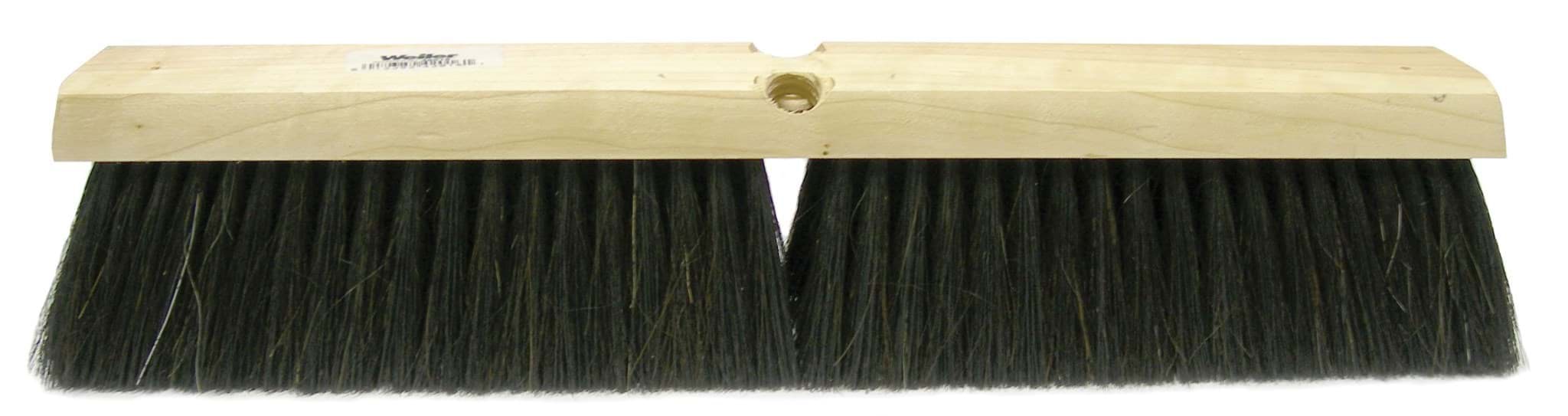 Picture of 18" Medium Sweep Floor Brush, Black Tampico Center w/Horsehair Casing