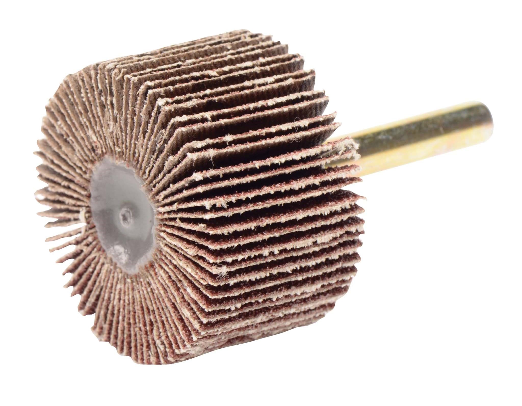 Weiler 30745 1" X 1" X 60AO Wolverine Coated Abrasive Flap Wheel, 1/4 - View #7