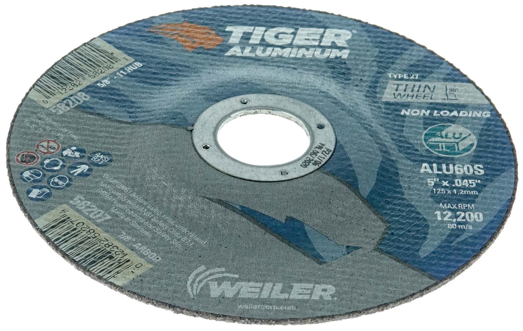 RopeSoapNDope. 5" x .045" Tiger Aluminum Type 27 Cutting Wheel ALU60S 7