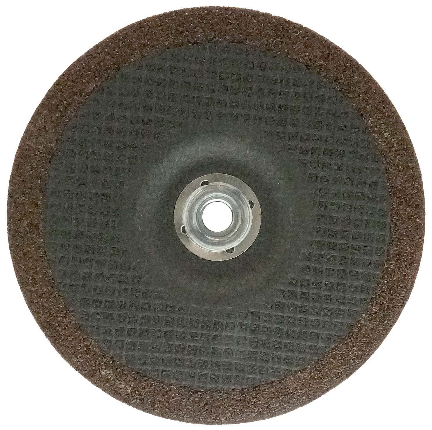 RopeSoapNDope. 7" x 1/4" TIGER INOX Type 27 Grinding Wheel, INOX24R, 5/8"11 Nut