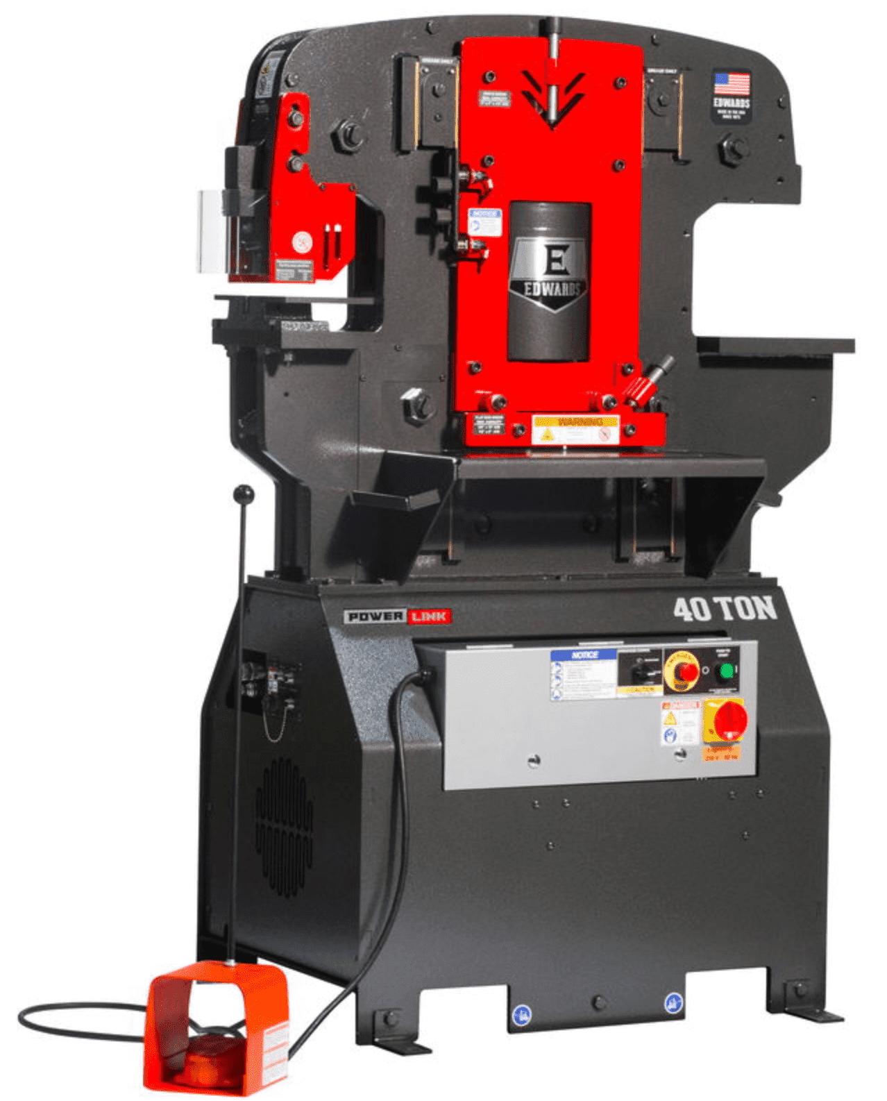 Picture of 40 Ton IronWorker 230V, 1PH, PowerLink, Coper Notcher