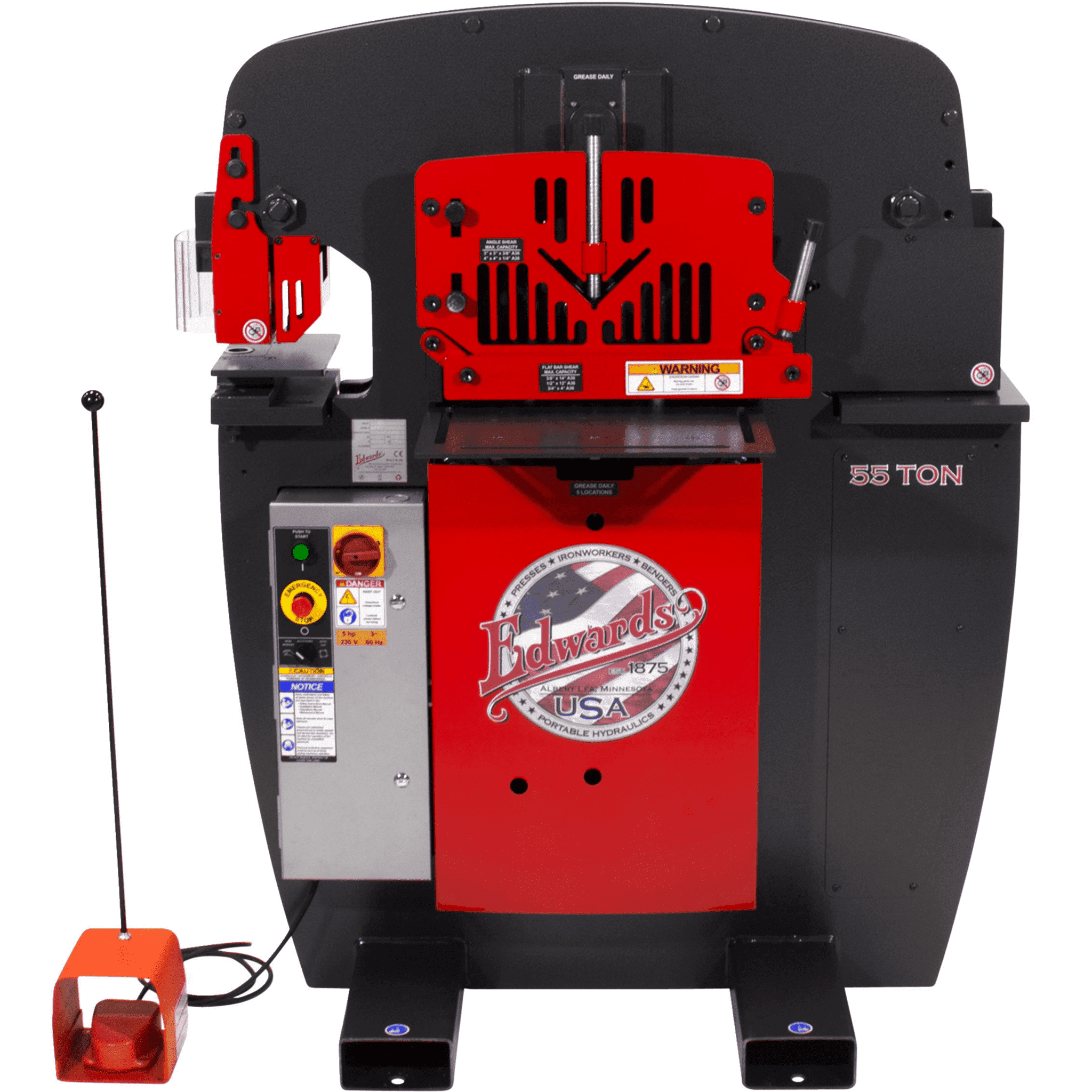 Picture of 55 Ton IronWorker 230V, 1PH, PowerLink,Coper Notcher