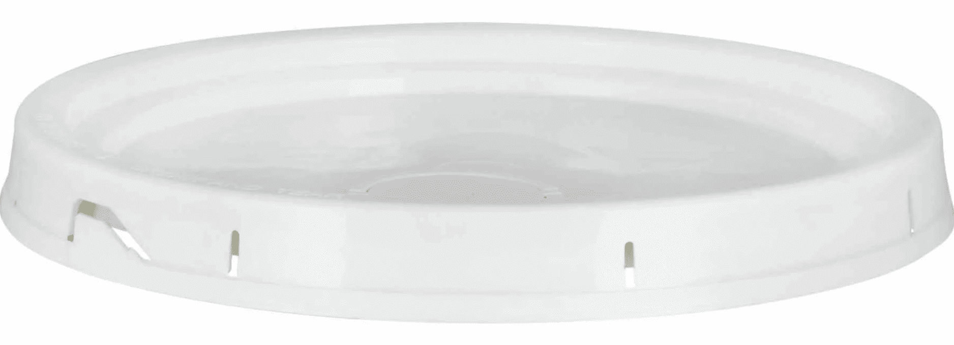 Picture of Bucket Plastic Gallon 5/3.5 Lid w/ Spout - White