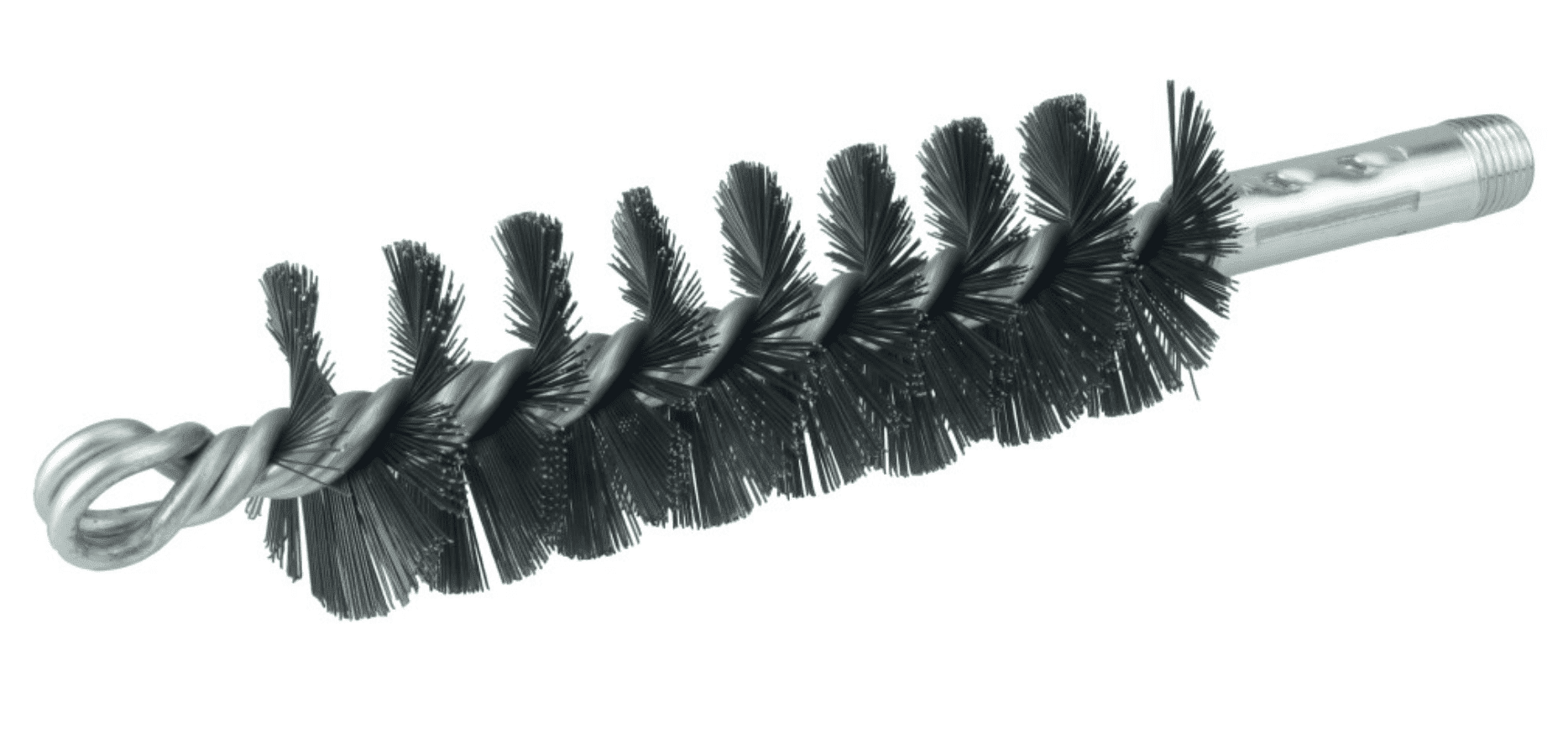 Picture of 1-1/4" Single Spiral Flue Brush, .012 Steel Fill