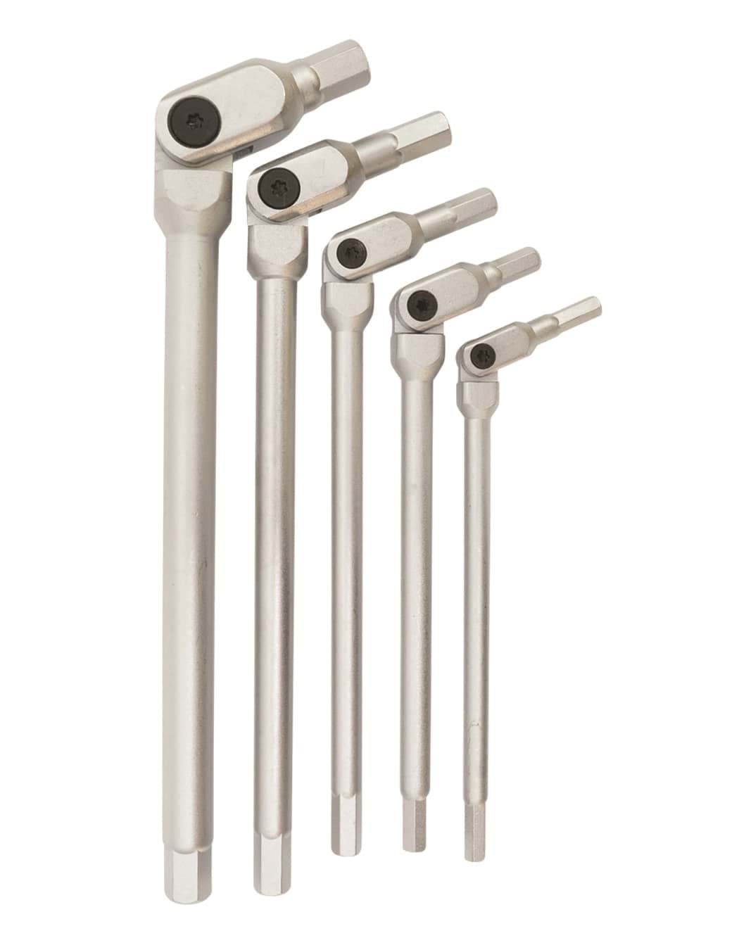 Picture of Set 5 Chrome HEX-PRO Wrench 3/16-3/8", w/pouch