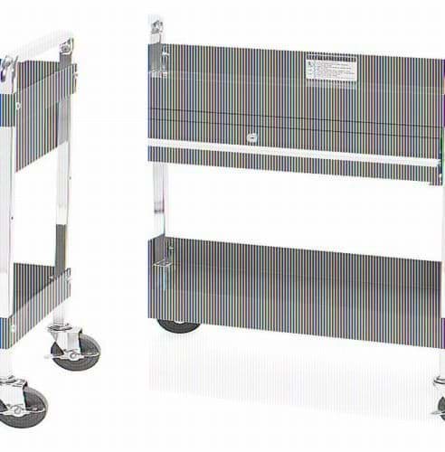 Picture of 2 Drawer 30" Service Cart With Locking Drawer, Red