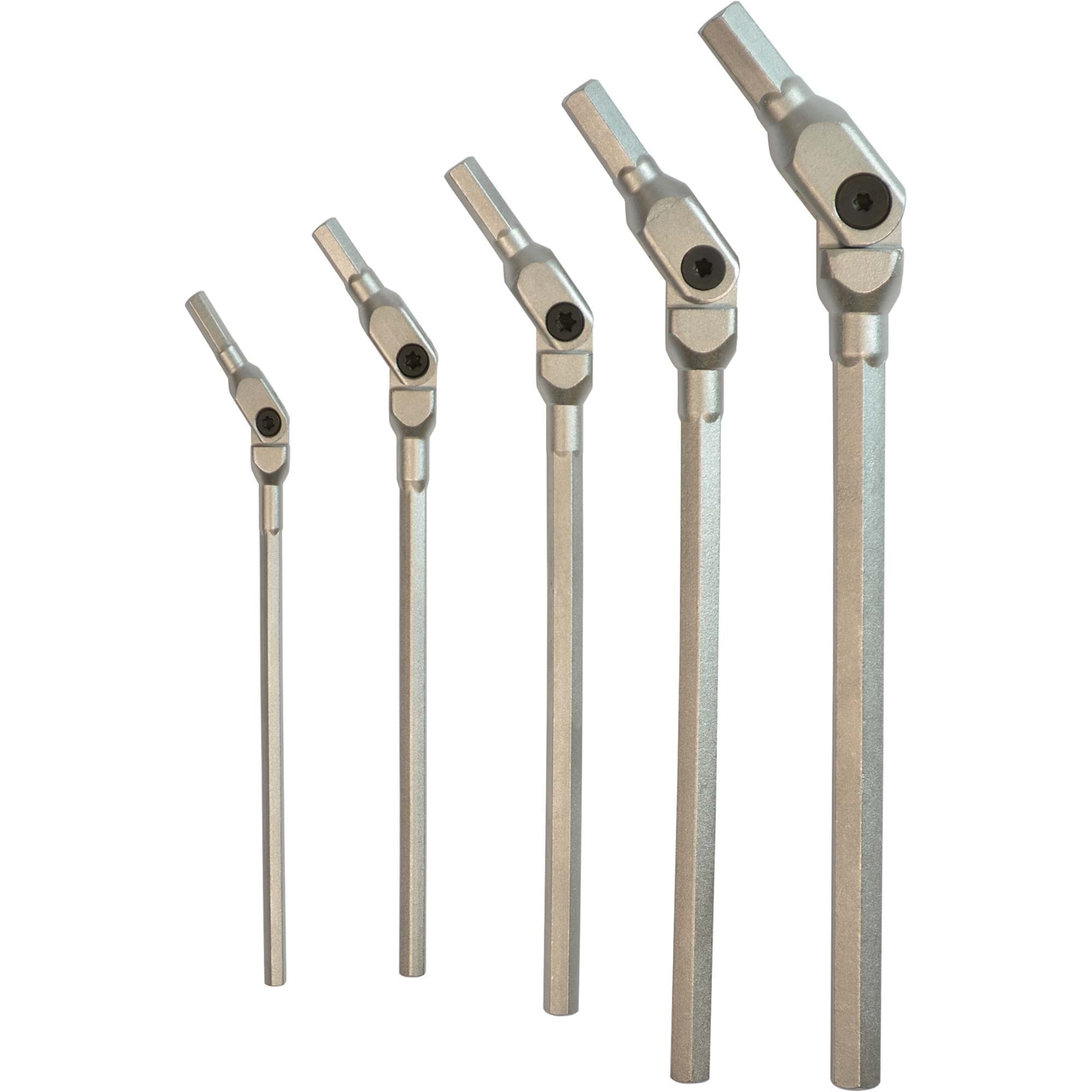 Picture of Set 5 Chrome HEX-PRO Wrench 3/16-3/8", In Clamshell